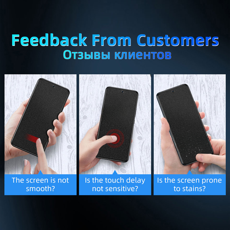 3Pcs Matte Tempered Glass For  - Matte Anti Glare Screen recension och pris