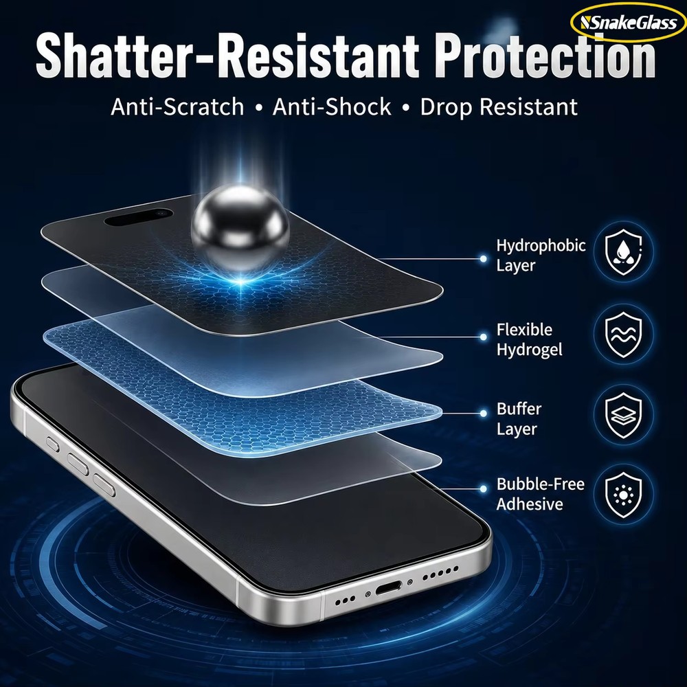 3PCS Matte Privacy Hydrogel Fi - Matte Anti Glare Screen recension och pris
